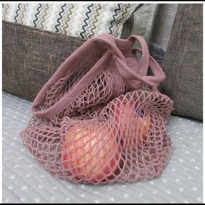 Pink Eco Cotton Mesh Farmers Market